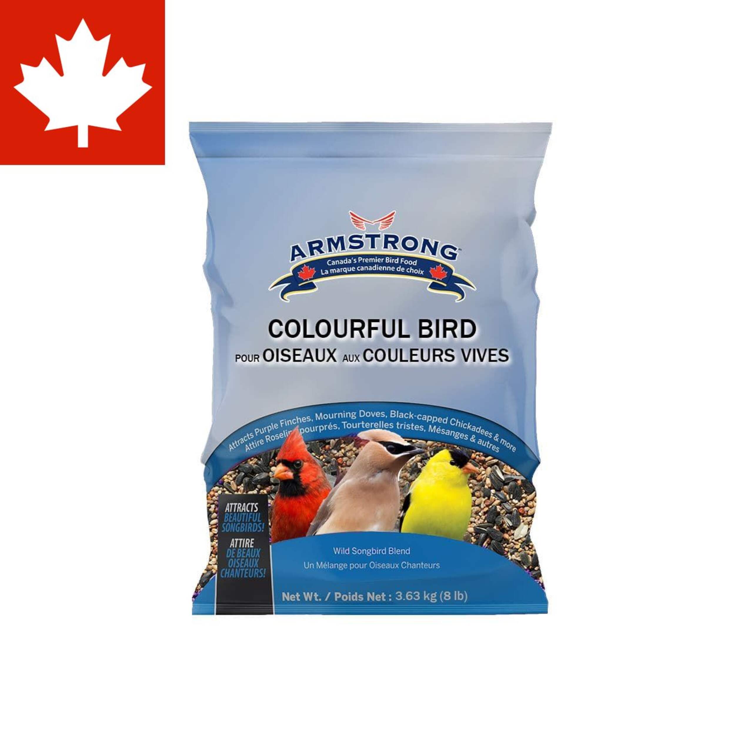 Armstrong High-Energy Colourful Bird Seed Blend, 3.6-kg Front_Flat