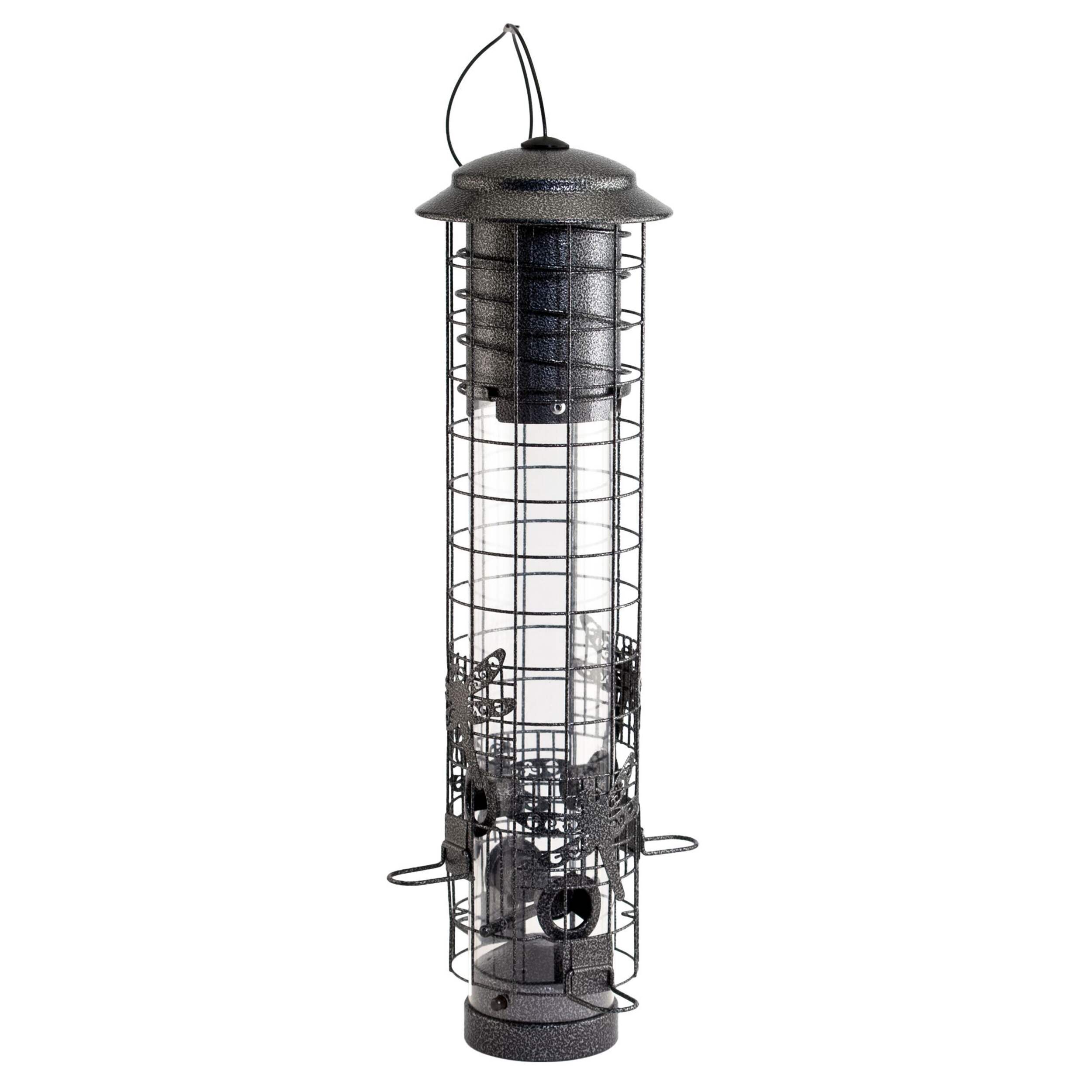 Dragonfly Squirrel Proof Antique Bird Feeder, 2.5-lb Seed Capacity Front_Angled_Right