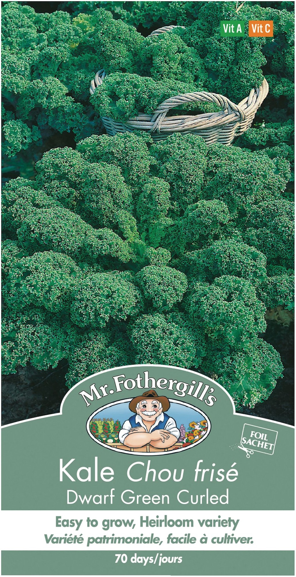 Mr. Fothergills, Vegetable Seeds, Ready to Plant for your Home Garden