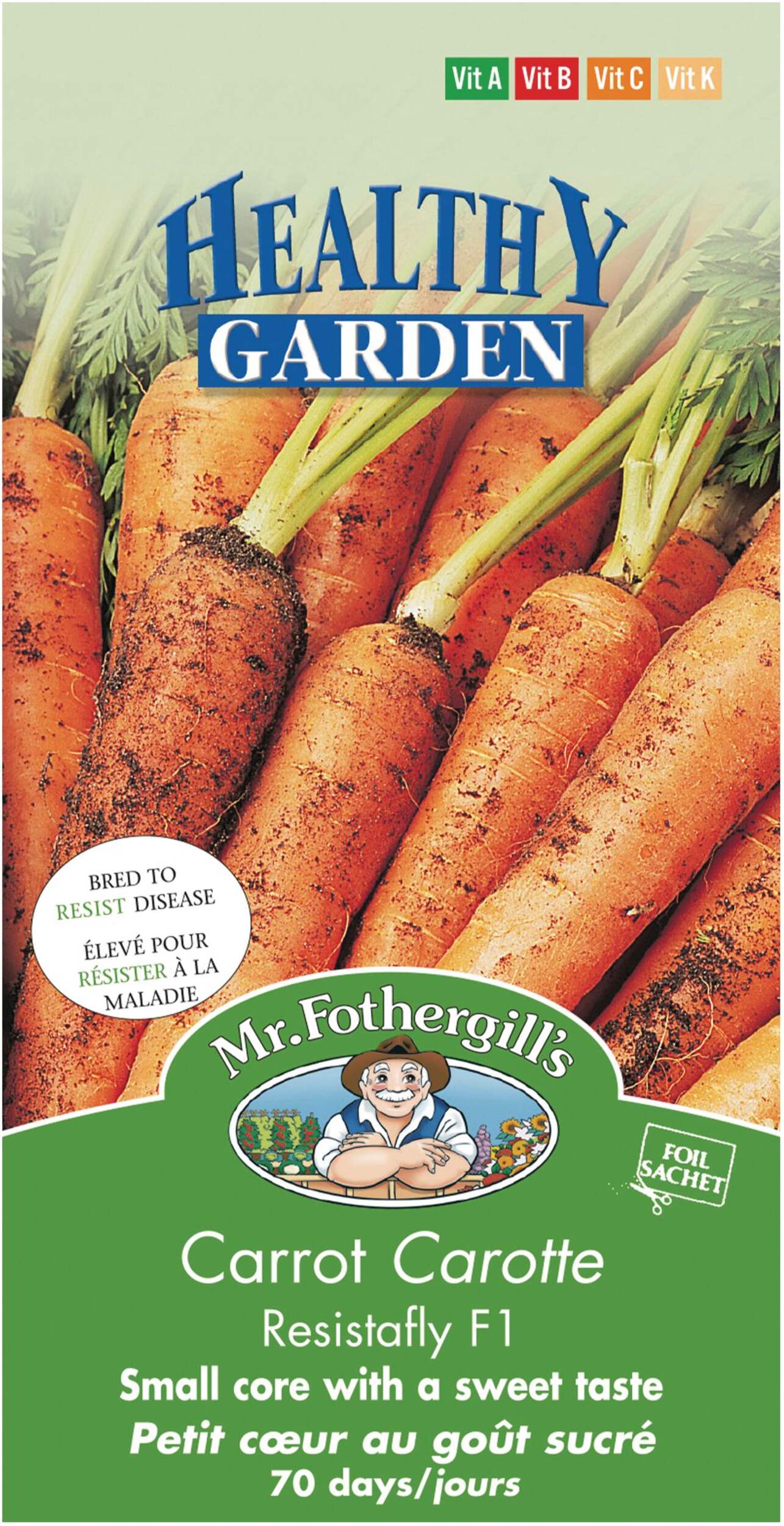Mr. Fothergill's Vegetable Seeds, Ready to Plant for your Home Garden, Assorted Front_Flat