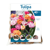 Assorted Double Early Tulip Bulbs, 30-pk