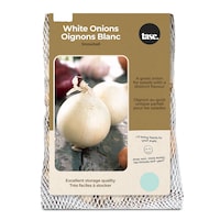 Bulbs Are Easy, White Snowball Onion Bulbs, Ready to Plant for your Home Garden Front_Flat