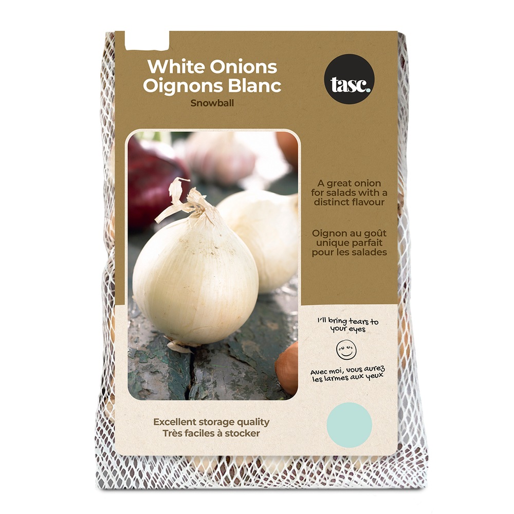 Bulbs Are Easy, White Snowball Onion Bulbs, Ready to Plant for your