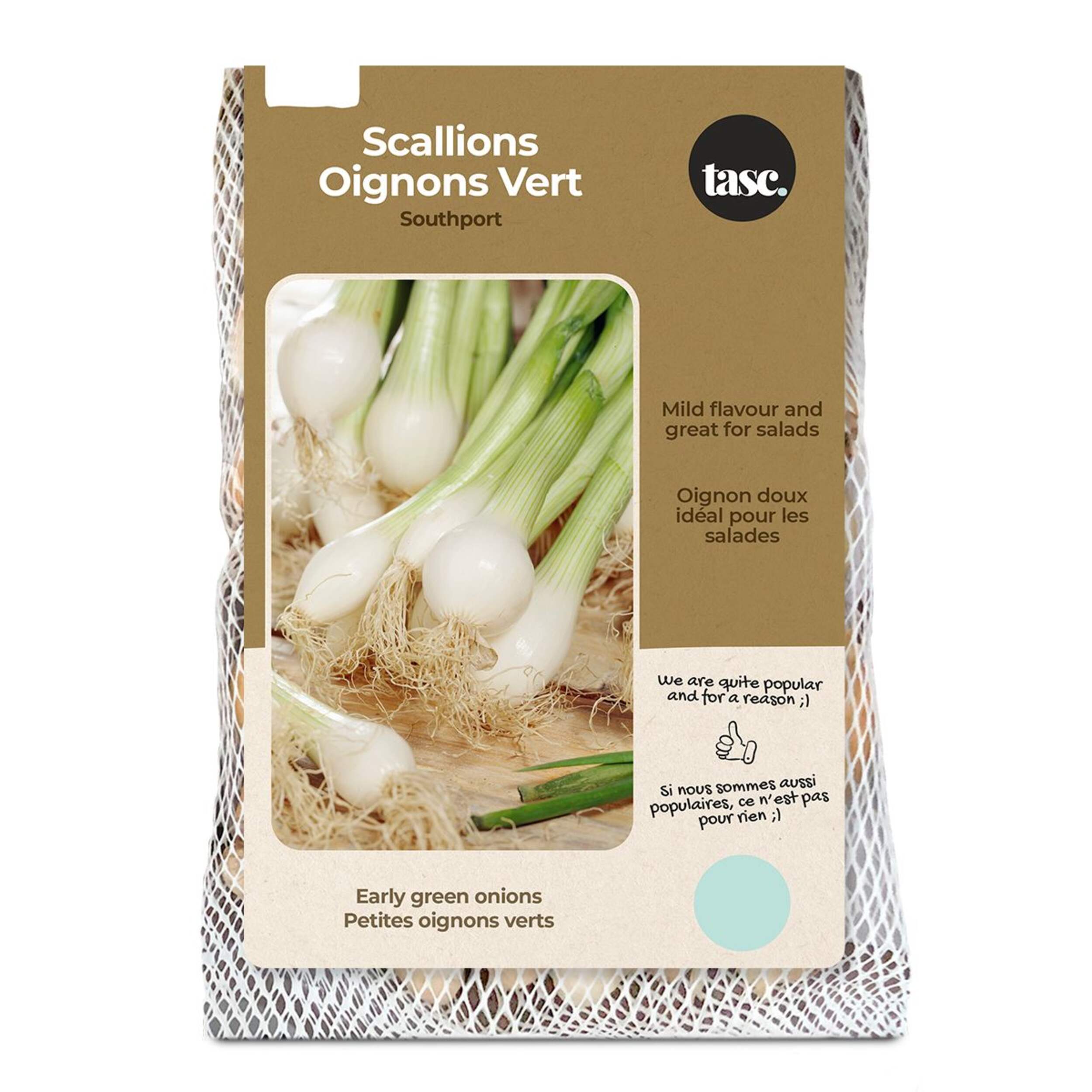 Bulbs Are Easy, Southport Scallion Bulbs, Ready to Plant for your Home Garden Front_Flat