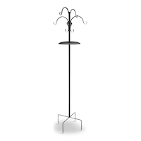 Deluxe 4-Way Birding Station with Baffle Front_Elevated