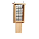 Panacea Wood Suet Feeder, Rust-Free, Easy Fill Front_Three_Fourths_Angled_Right