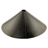 Panacea Squirrel Baffle, Black Metal Finish, Easy Installation Overhead_Plunge