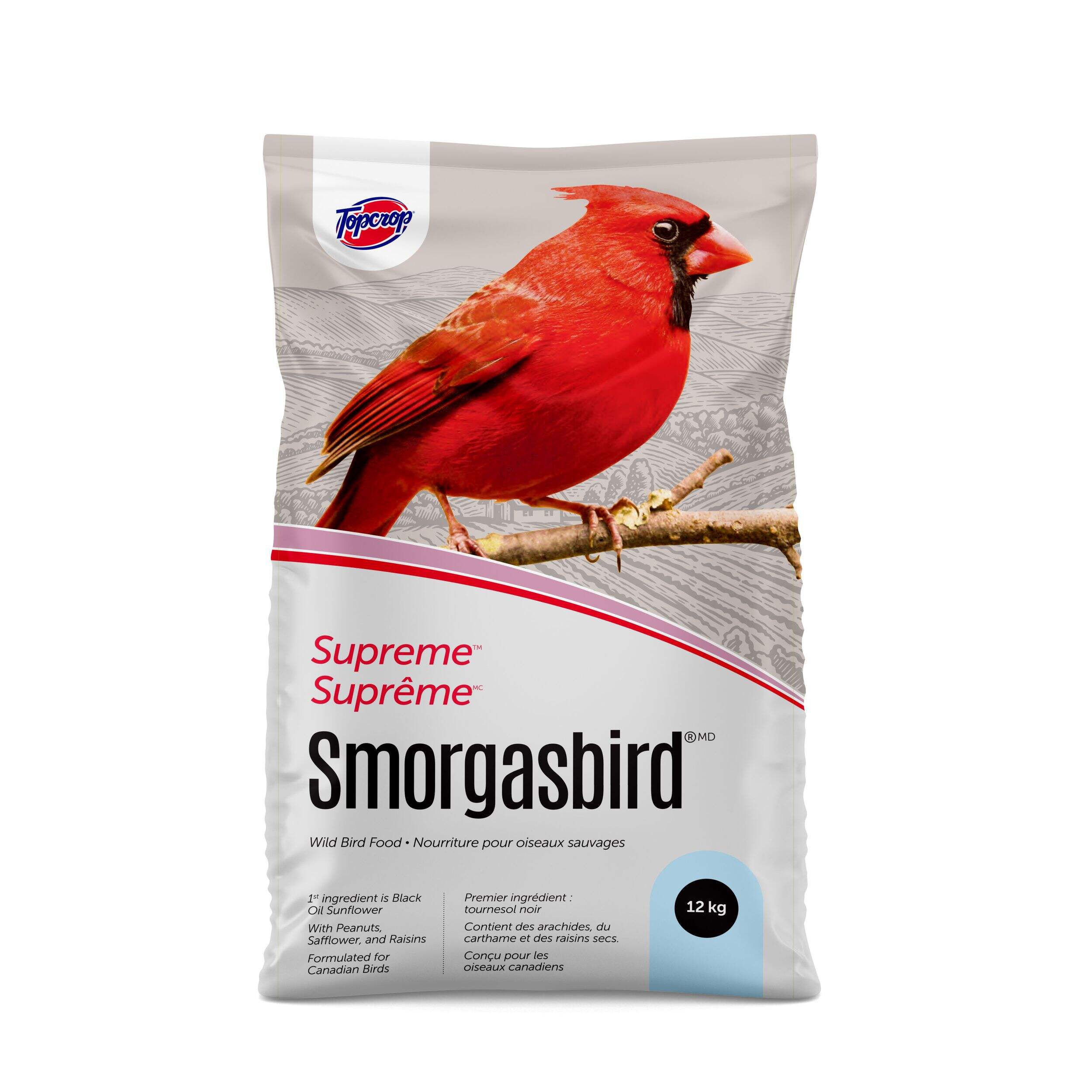 Smorgasbird Supreme Bird Seed/Bird Food for Canadian Birds, 12-kg Front_Flat