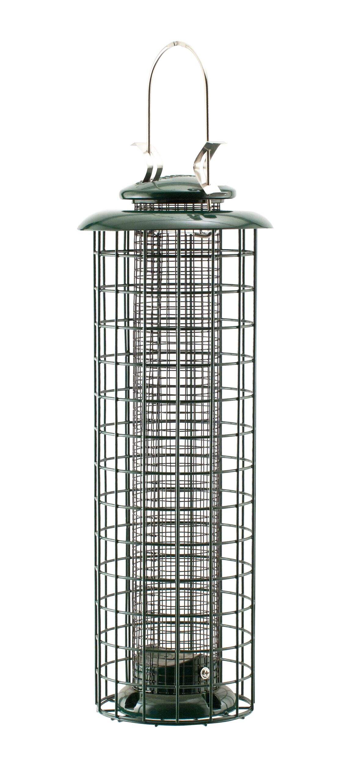 Panacea Squirrel Resistant Caged Mesh Tube Bird Feeder, 1.25-lb Front_Flat