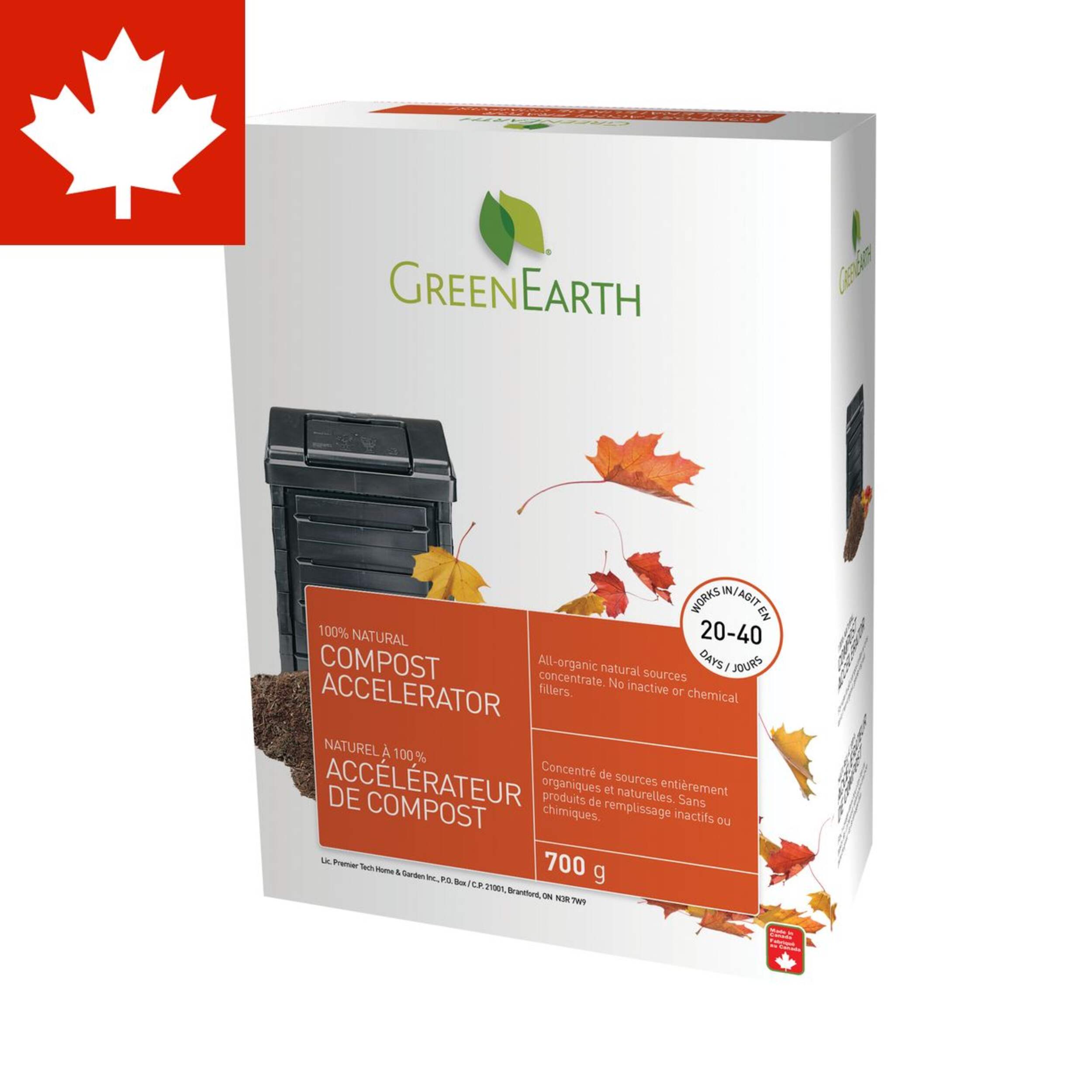 Green Earth Compost Accelerator Front_Three_Fourths_Angled_Left