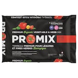 PRO-MIX Organic Vegetable and Herb Mix, Exceptional Harvest, 28.3-L Front_Flat
