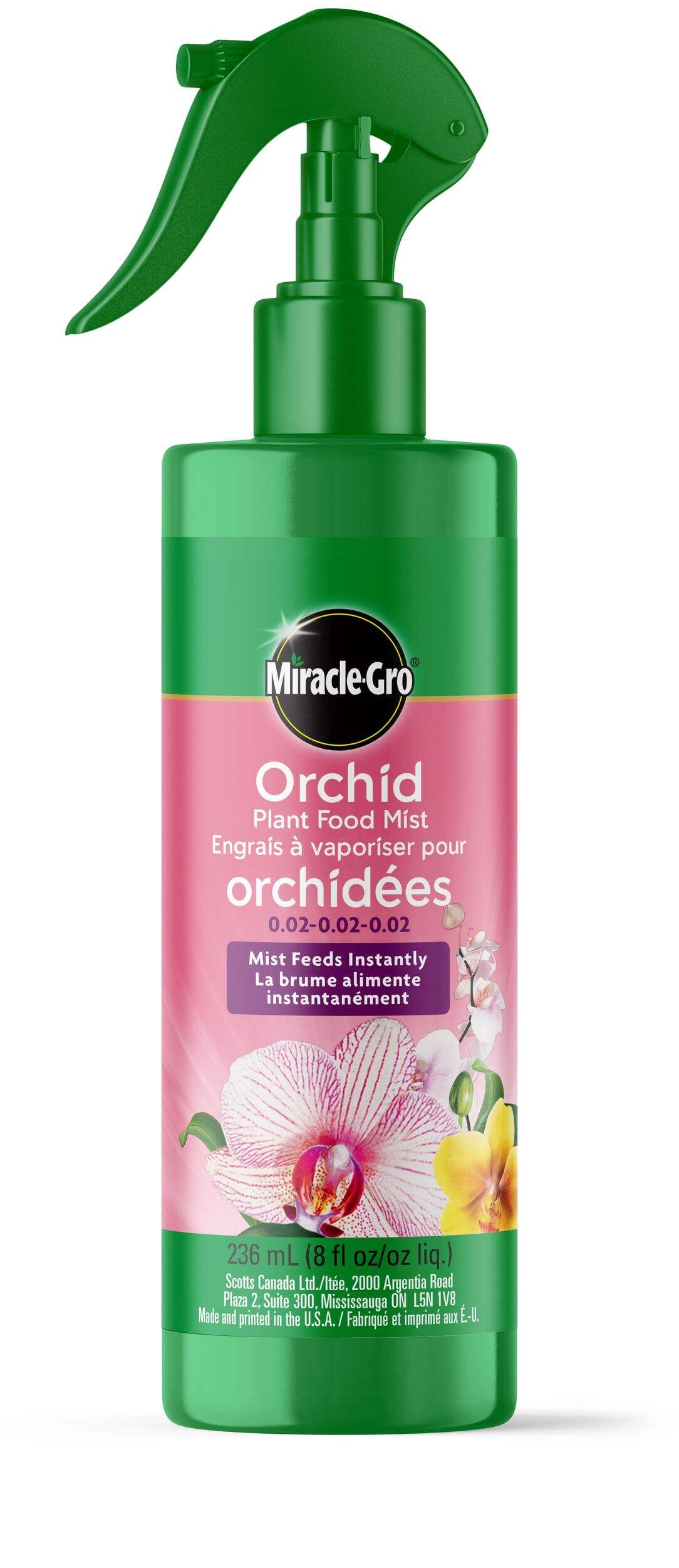 Miracle-Gro® Orchid Plant Food Mist, Ready-to-Use, 236-mL Front_Flat