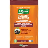Golfgreen Organic Soil Enhancer, Compost + Worm Castings, 12.5-kg Front_Flat