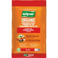 Golfgreen Organic Black Earth Garden Soil w/ Gypsum, 25-L Front_Flat