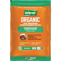 Golfgreen Organic Composted Manure/Fertilizer w/ Peat Moss, 15-kg Front_Flat