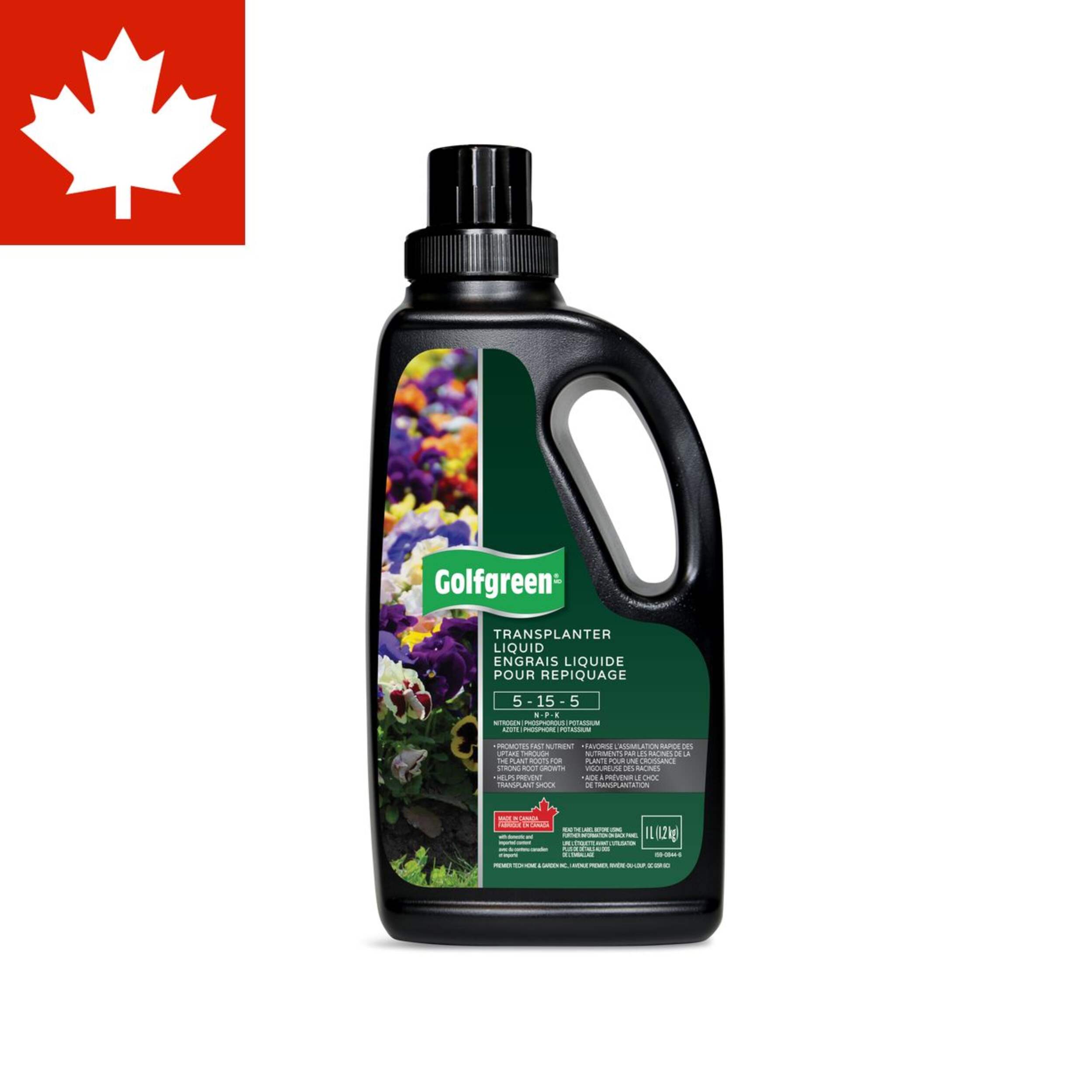 Golfgreen Transplanter Liquid Fertilizer, 5-15-5, 1-L Front_Flat