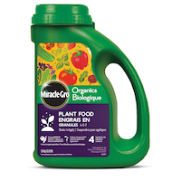 Miracle-Gro® Organics Plant Food Granules 4-3-7, 1.8-kg Front_Flat