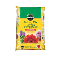 Miracle-Gro® Indoor Outdoor Potting Soil Mix, 0.18-0.09-0.14, 50-L Front_Flat