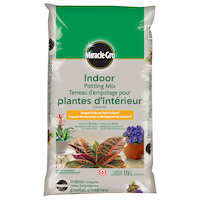 Miracle-Gro Indoor Container Potting Soil Mix for up to 6 Months, 17.6L