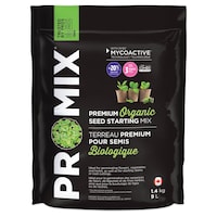 PRO-MIX Organic Seed Starting Mix, Growth +, MYCOACTIVE, 9-L Front_Flat