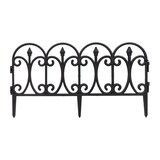 Decorative Resin Wire-Look Fencing, 8-ft Front_Flat