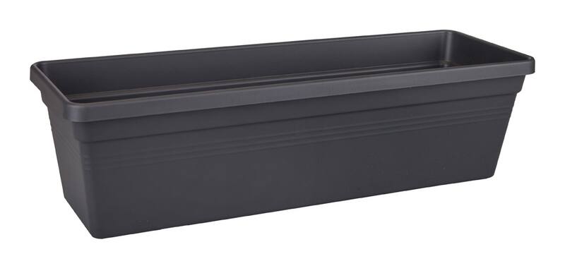 Windowsill Plastic Balcony Planter, Black | Canadian Tire