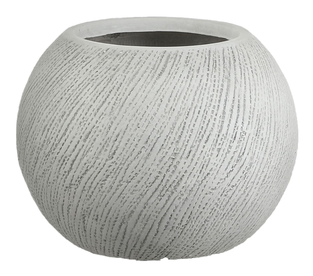 Pot de fleurs rond Linea, blanc Canadian Tire