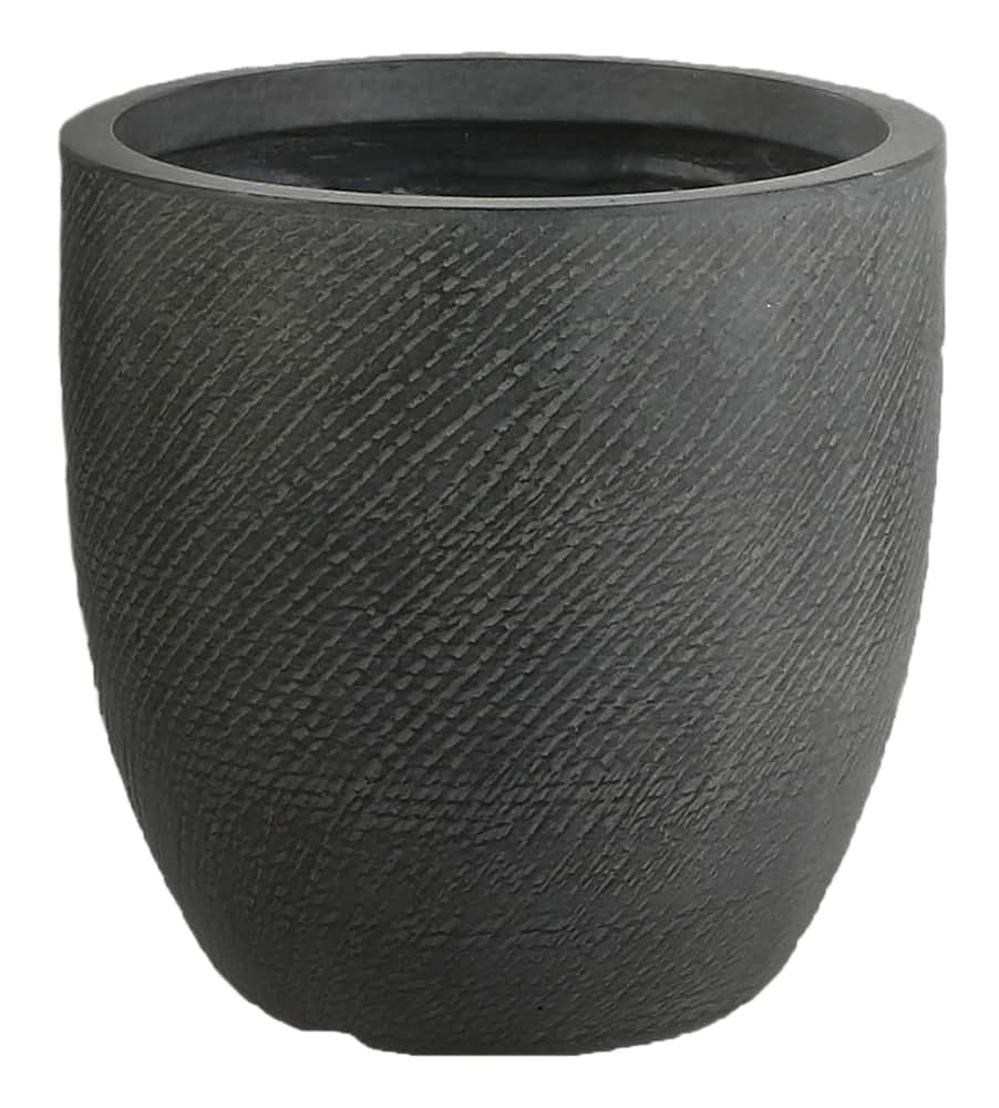 Linea Round Planter, Grey | Canadian Tire