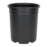 Planter's Pride Round Nursery Plant Pot, 15-L, Black Front_Elevated