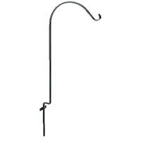 Panacea Forged Metal Deck Plant Hanger, 36-in, Black Side_Right