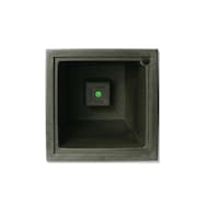 Algreen Covington Self-Watering Cube Planter, 16-in W x 16.25-in H x 16-in D, Black
