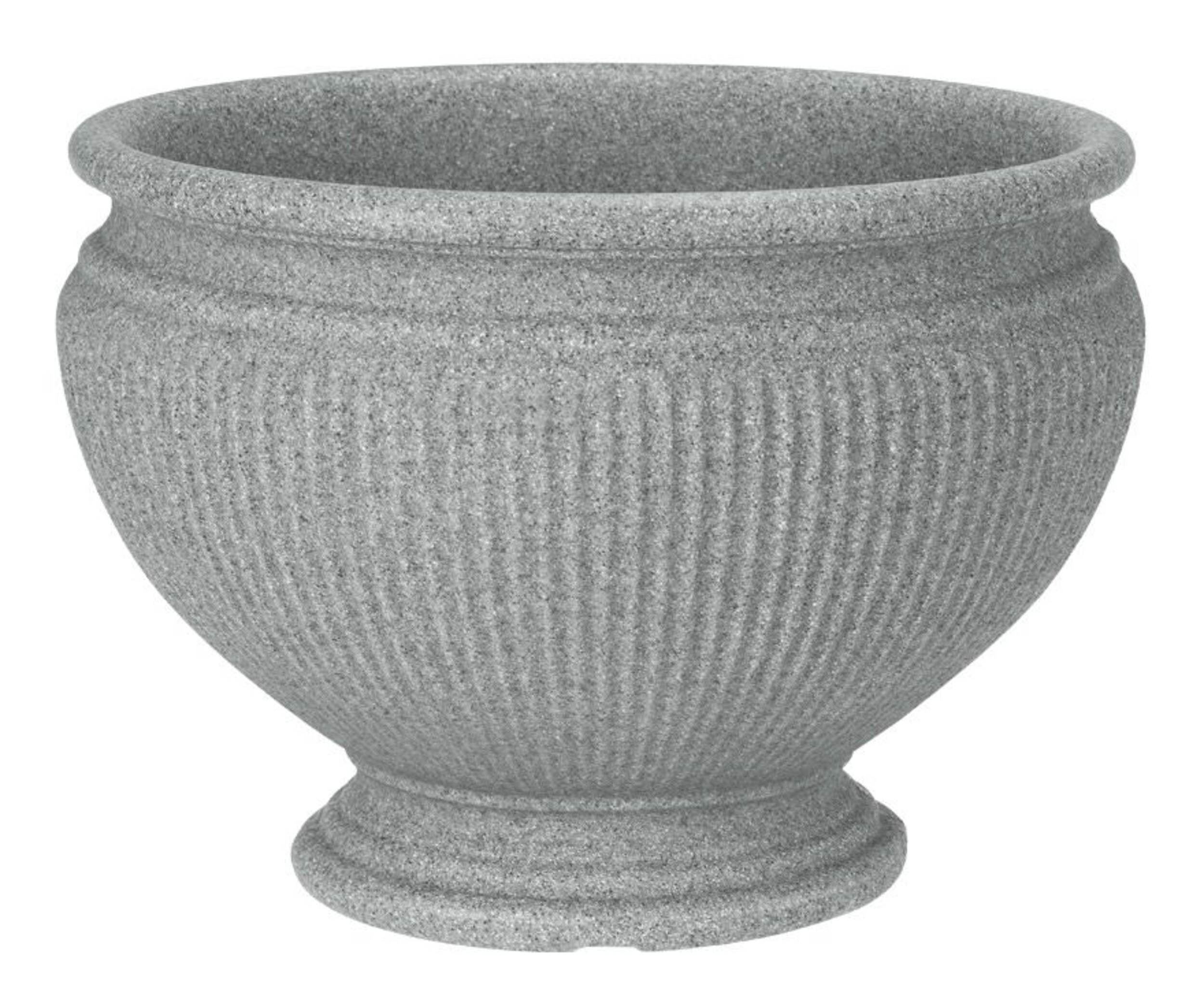 CANVAS Fossano Concrete Urn Planter Front_Flat