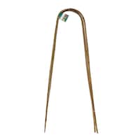 Bamboo U-Hoops Plant Supports, Assorted, 3-pk Front_Flat