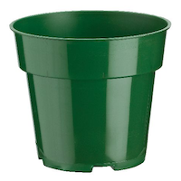 Planter's Pride Round Grower Nursery Plant Pot, Assorted Sizes, Green Front_Elevated
