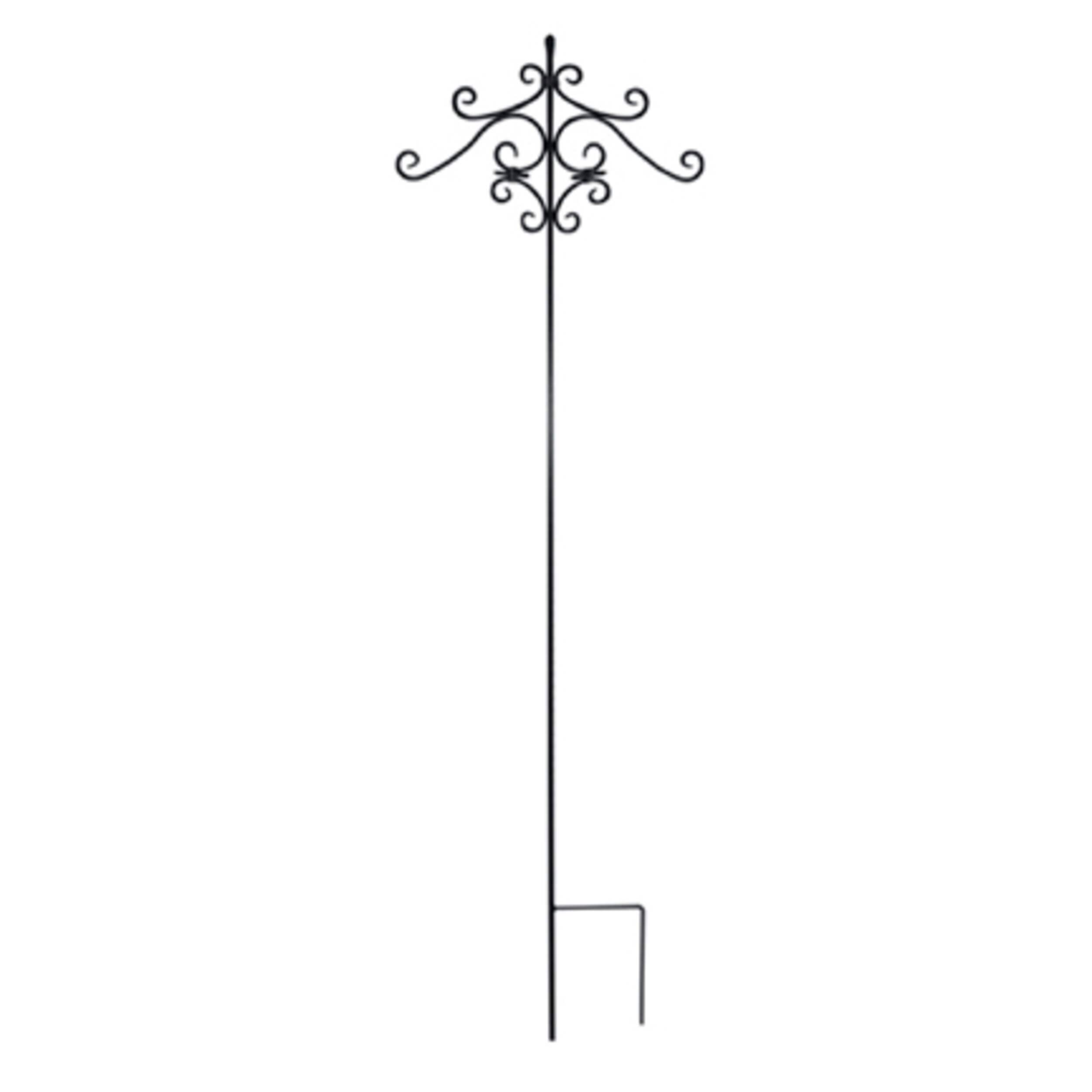 Panacea Double Metal Plant Hanger Shepherd Hook, 84-in, Brown Front_Flat