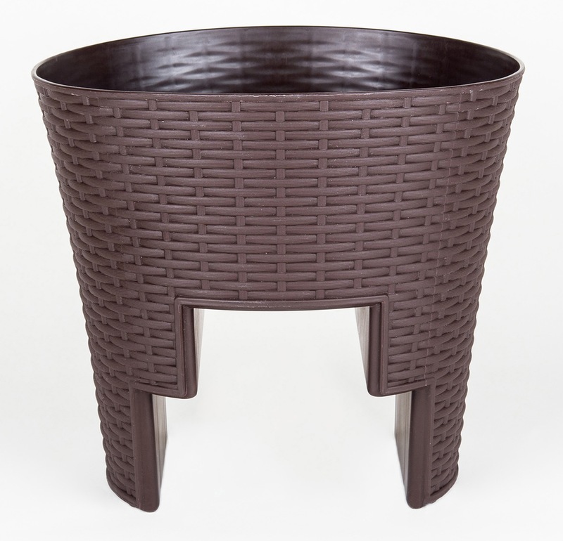 Over Rail Wicker Planter, 10in Canadian Tire