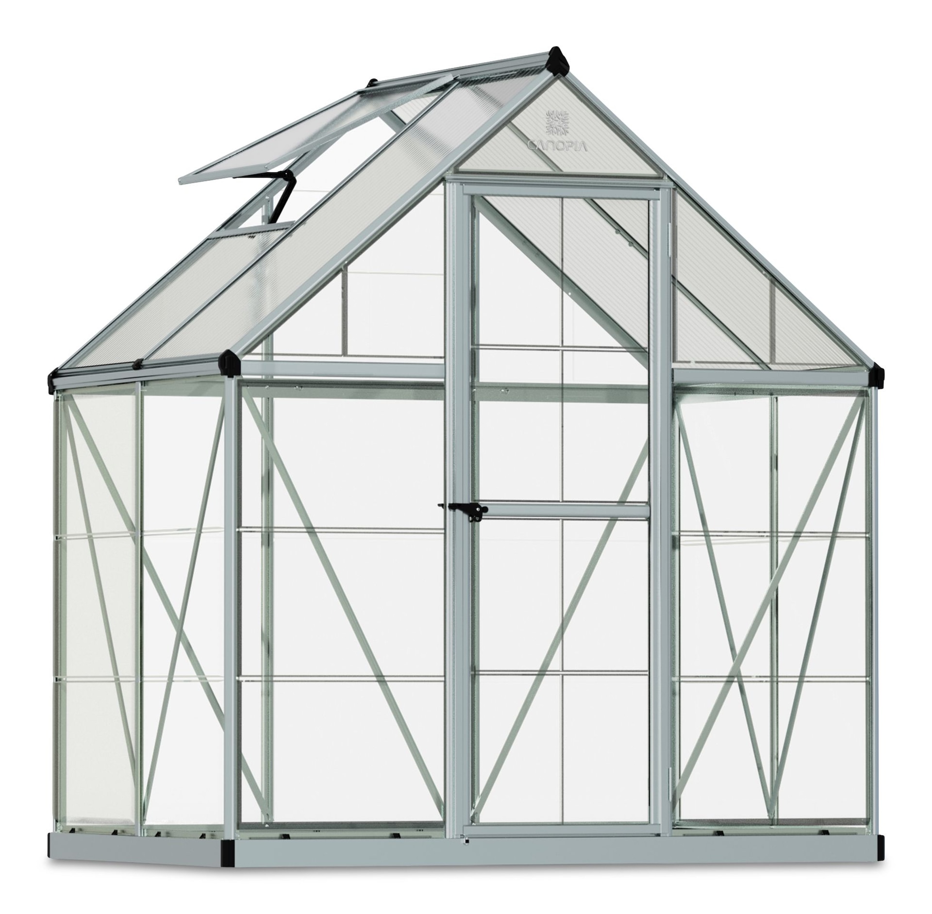 Palram Hybrid Greenhouse, 6ft x 4ft, Silver Canadian Tire