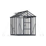 Palram Glory Premium Heavy-Duty Greenhouse, 8-ft x 6-ft Front_Angled_Right