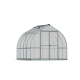 Palram Bella Hobby Greenhouse w/ Twin Wall Glazing, 8-ft x 8-ft Front_Three_Fourths_Angled_Right