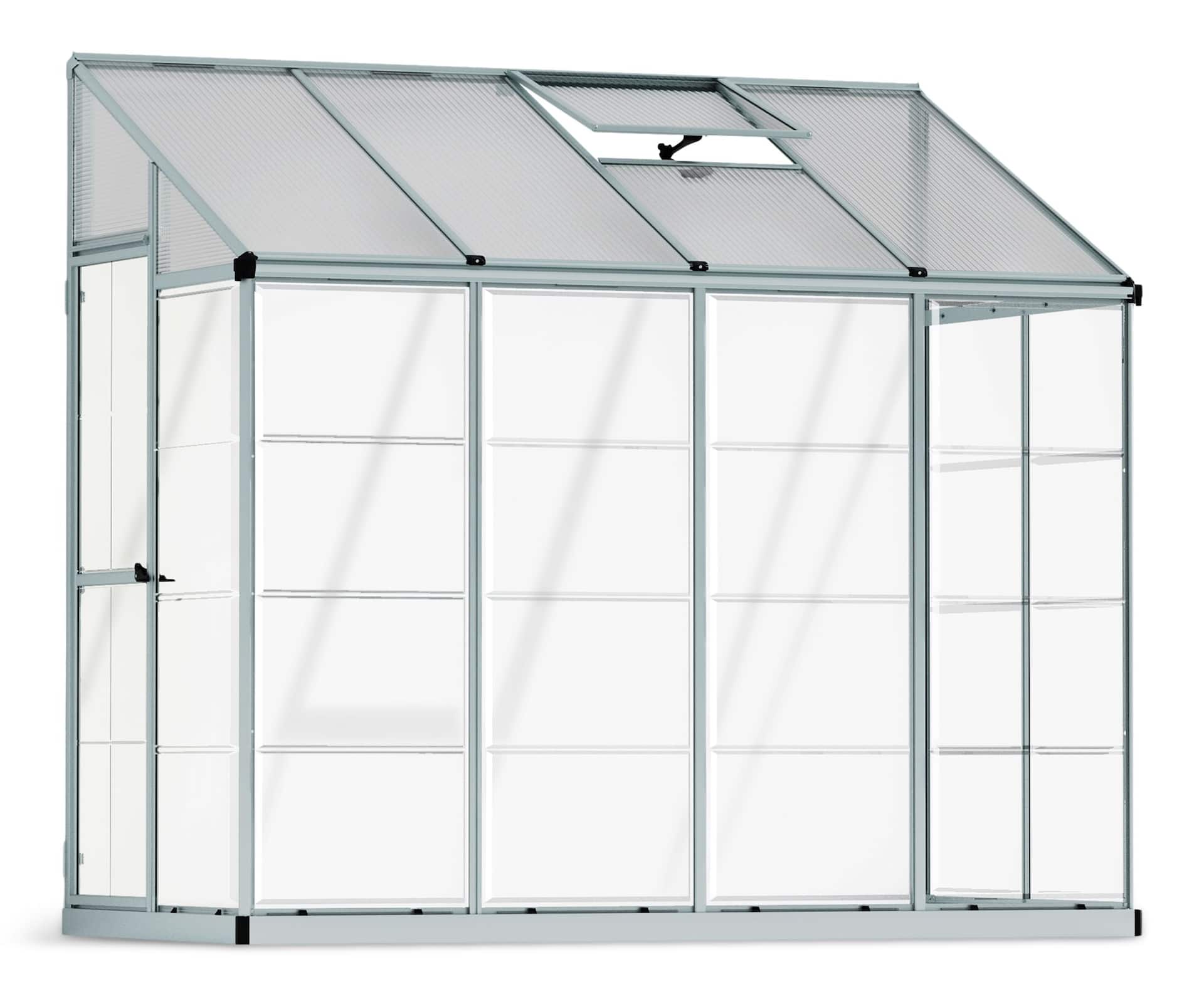 Palram Lean-To™ Grow Twin Wall Greenhouse, 8-ft x 4-ft Canadian Tire