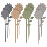 CANVAS Garden Plant Markers, Polypropylene, Multicolor, 12-pk