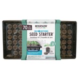 McKenzie with Jiffy Self-Watering Seed Starting Tray, Greenhouse w/ 70 Peat Pellets, 36mm Overhead_Flat