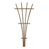 Garden Wooden Treillis, 72-in, Brown Front_Flat