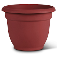 Bloem Ariana Self Watering Plastic Planter, Assorted Sizes, Red Front_Elevated