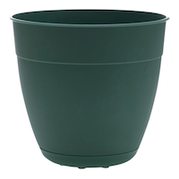 Bloem Dayton Series Round Planter, Plastic, Assorted Sizes, Green Front_Elevated