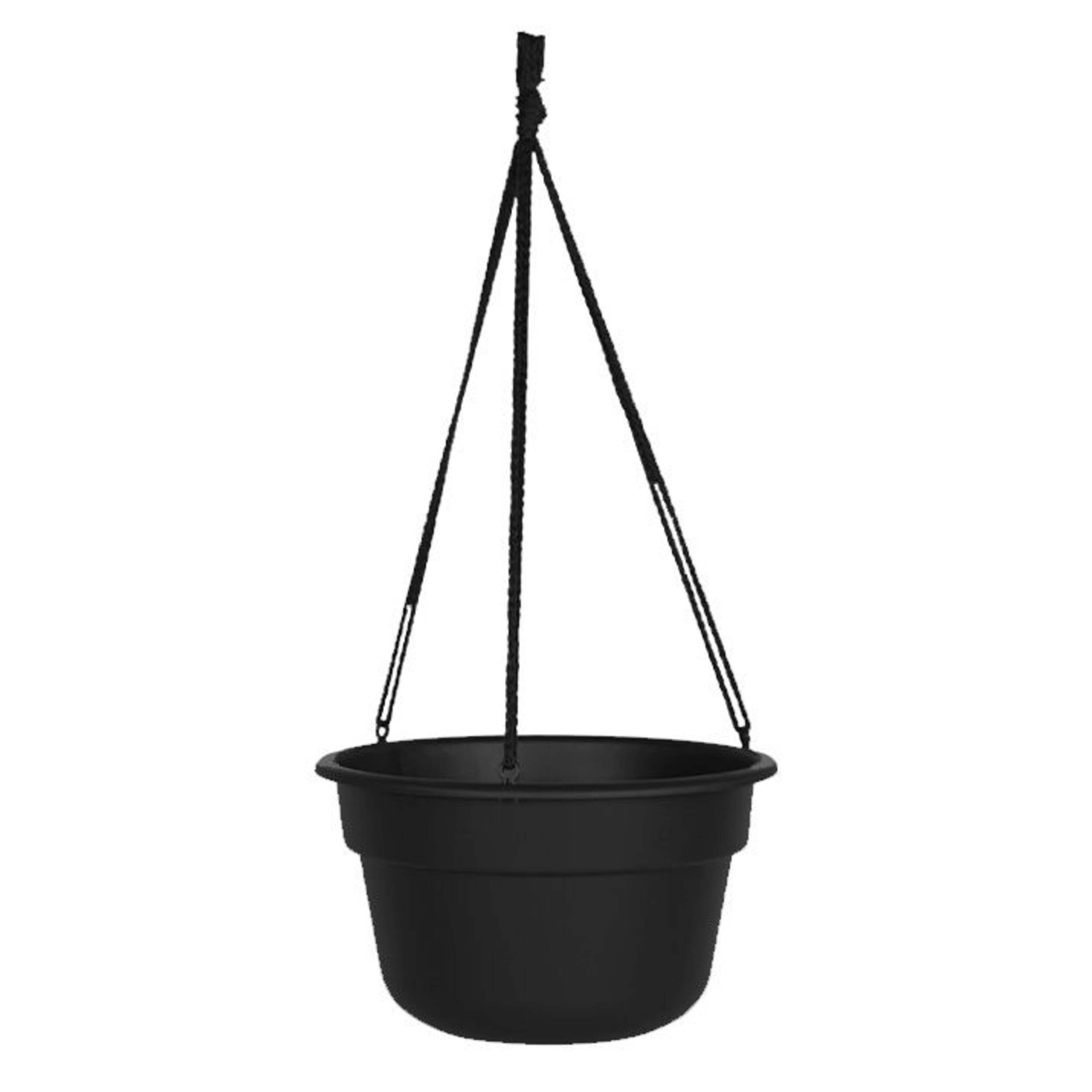 Jardinière suspendue ronde Bloem Dura Cotta, 12 po, couleurs variées Front_Flat
