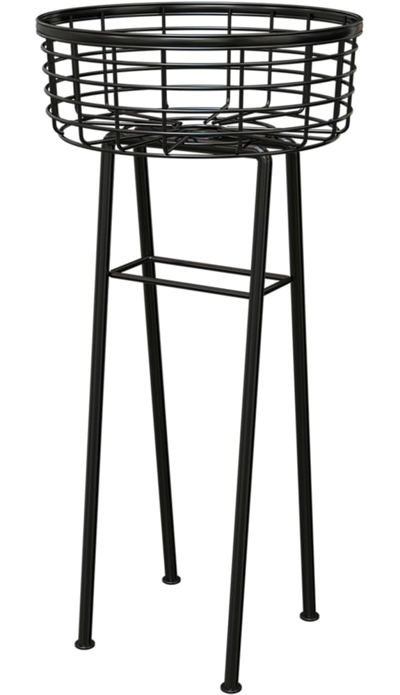 Panacea Tall Metal Basket Plant Stand, 20in, Black Canadian Tire