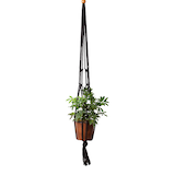 Macrame Plant Hanger, 36-in Front_Flat