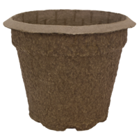 Planter's Pride Round Fiber Grow Plant Pot, Recyclable, Assorted Sizes Front_Flat