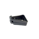 Plastic Plant Pot Feet, 12-pk, Black Front_Elevated